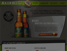 Tablet Screenshot of akerbeltz.fr